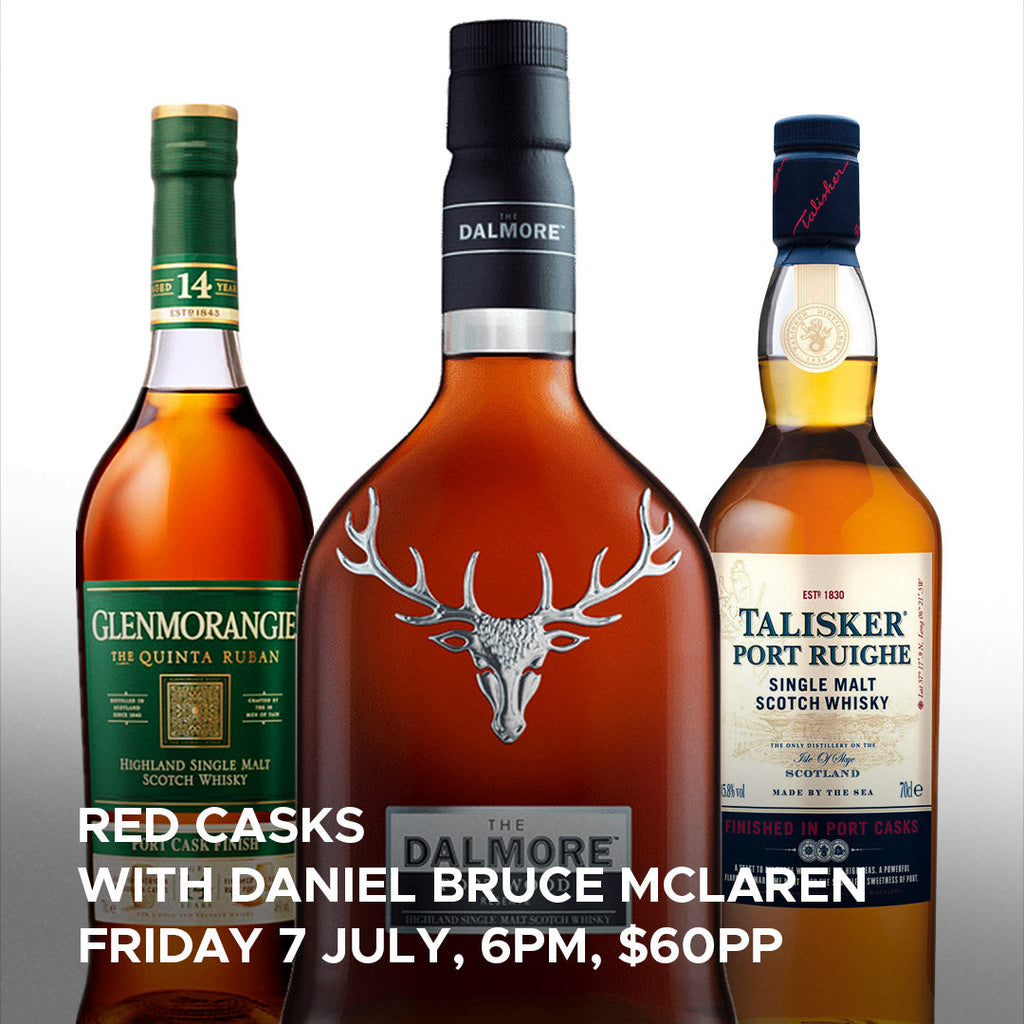 Red Casks with Daniel Bruce McLaren Friday 7 July 6pm Regional