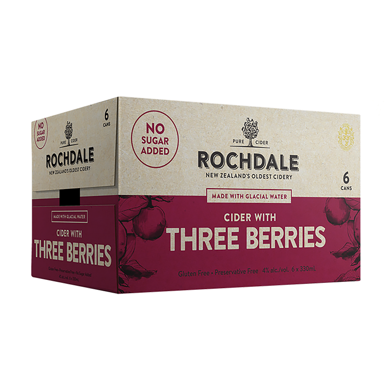 Rochdale Three Berry Cider 6pk Cans