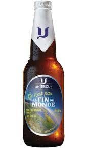 UNIBROUE CE N'EST PAS LA FIN DU MONDE BELGIAN IPA 355ML