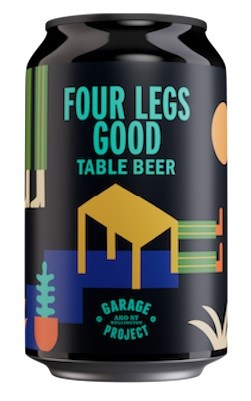 Garage Project Four Legs Table Beer lager can 330 ml