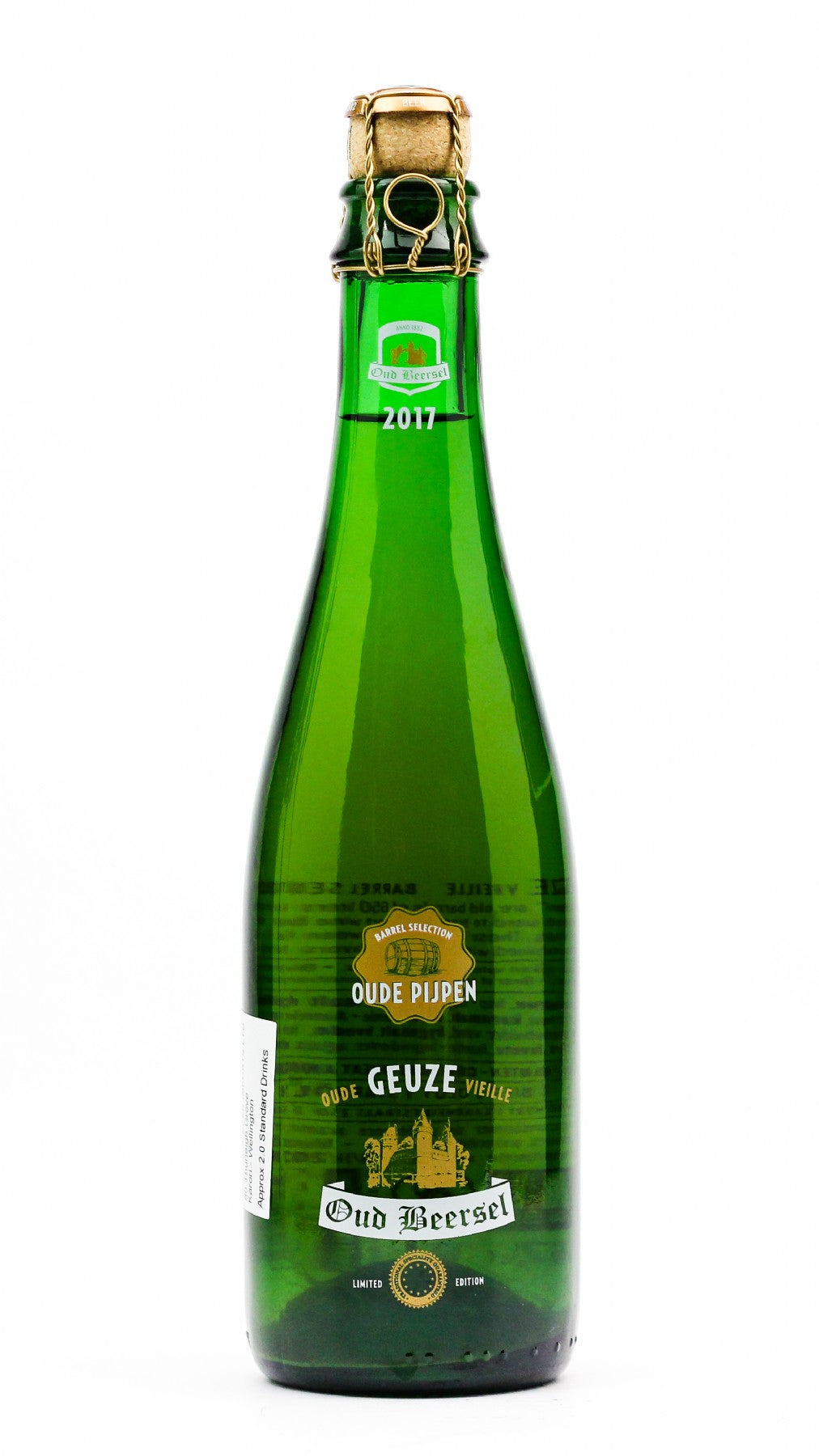 OUD BEERSEL GEUZE BARREL SEL OUDE PIJPE 375ML