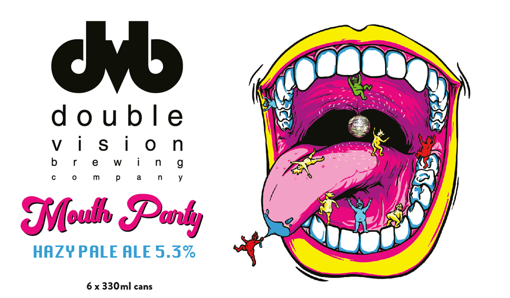 Double Vision Mouth Party Hazy Pale Ale 6 pack