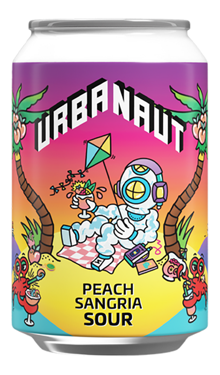 Urbanaut Peach Sangria Sour 330ml