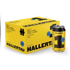 Hallertau No. 1 98% Carb Free Lager 6pk Cans