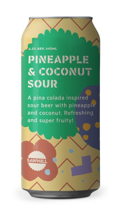 Sawmill Pineapple & Coconut Sour 440ml