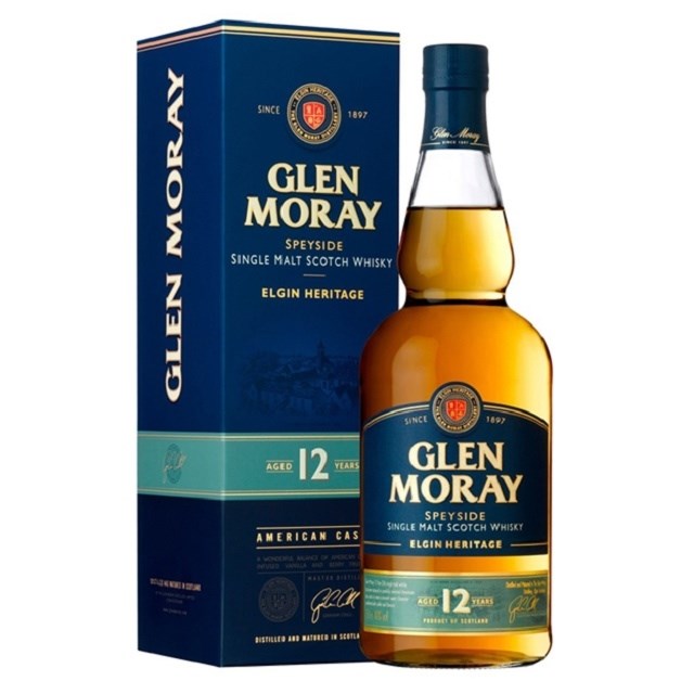 GLEN MORAY 12 YEAR OLD - ELGIN HERITAGE 40% 700ML