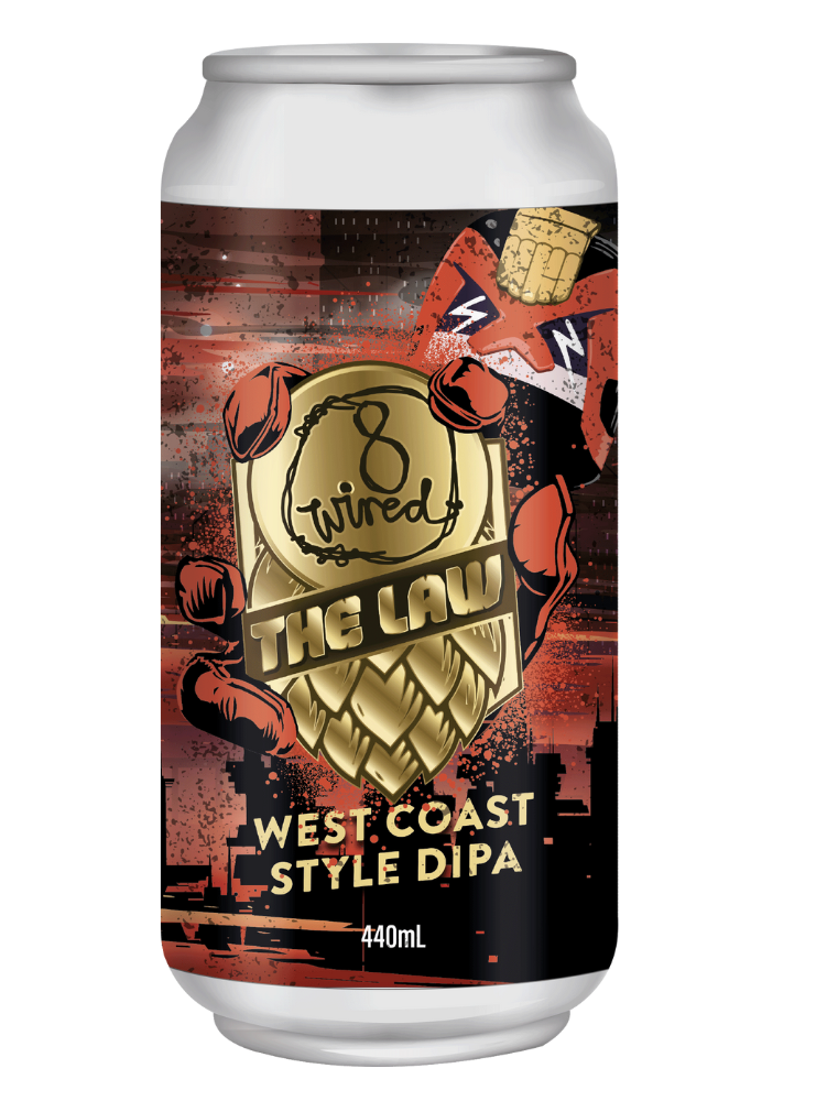 8 WIRED THE LAW WEST COAST IPA 440ML