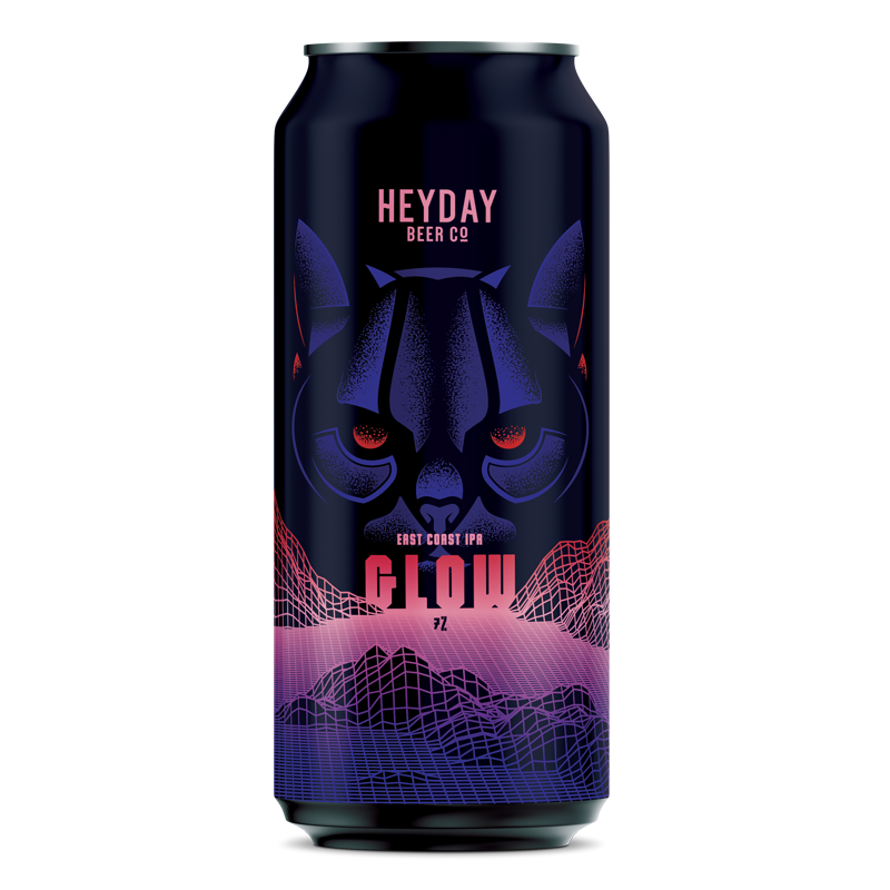 HEYDAY GLOW EAST COAST IPA 440ML