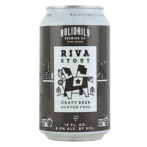 HOLIDAILY BREWING RIVA GLUTEN FREE STOUT 355ML