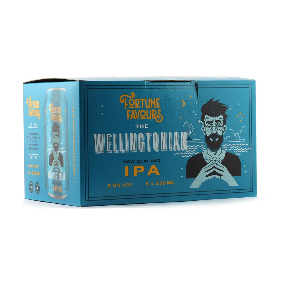 Fortune Favours The Wellingtonian IPA 6 pack