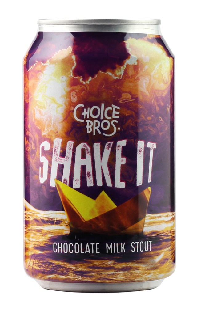 CHOICE BROS SHAKE IT CHOC MILKSHAKE STOUT 330ML