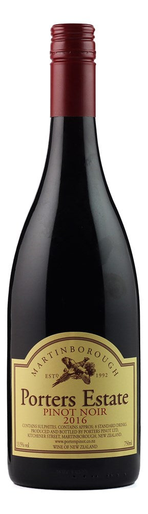 Porters Estate Pinot Noir Martinborough 2020