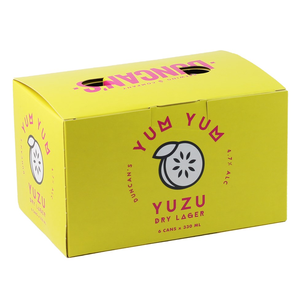 Duncan's Yum Yum Yuzu Lager 6 pack