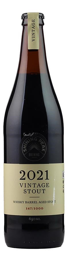 SHINING PEAK WHISKY BARREL AGED IMPERIAL STOUT 2021 650ML