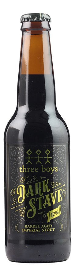 THREE BOYS DARK STAVE BARREL AGED IMPERIAL STOUT 330ML