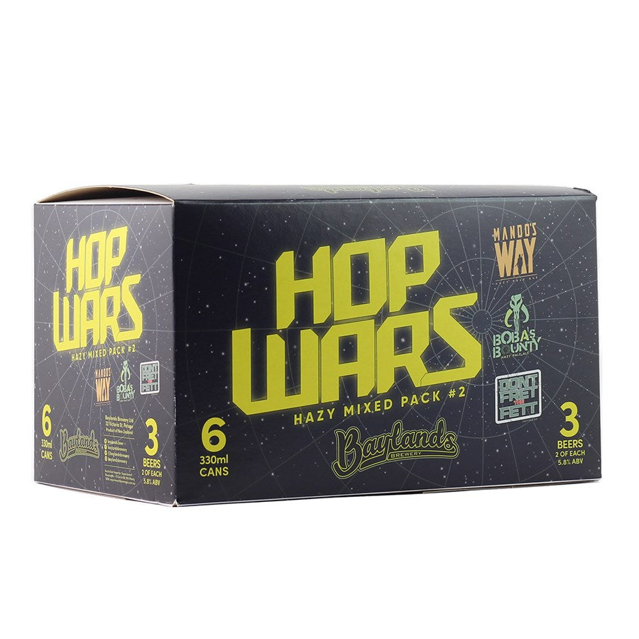 Badlands Hop Wars # 2 Hazy Mixed 6 pack 330 ml