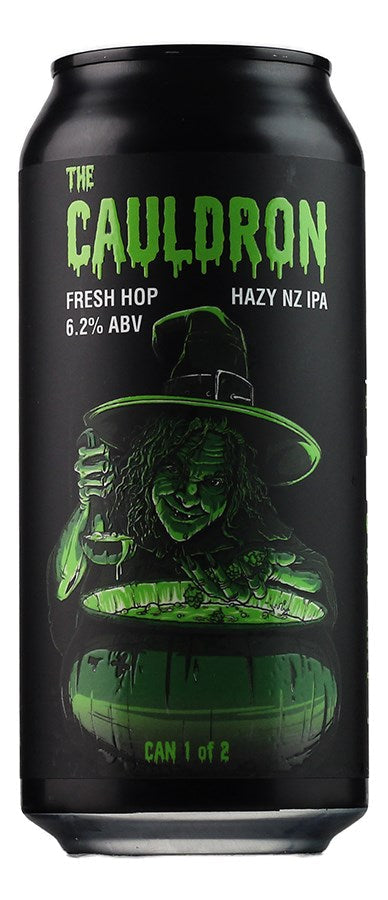 DOUBLE VISION THE CAULDRON: FRESH HOP HAZY IPA 440ML