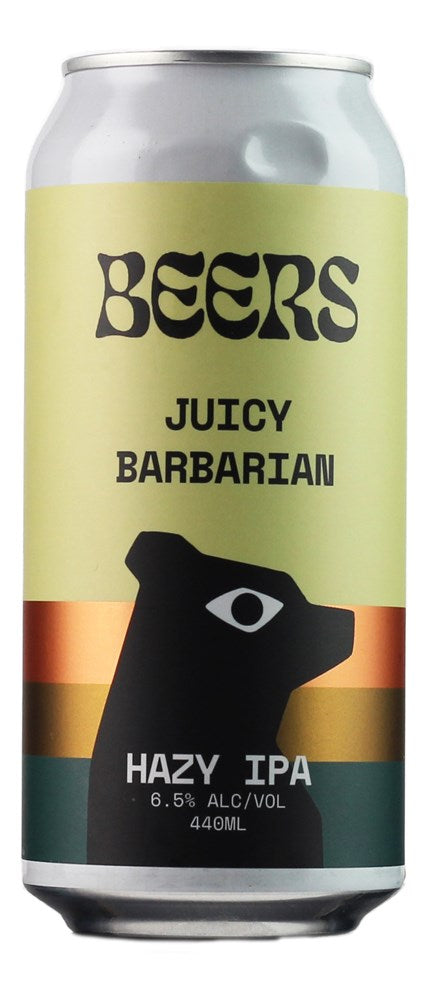 Beers by Bacon Bros Juicy Barbarian Hazy IPA 440 ml