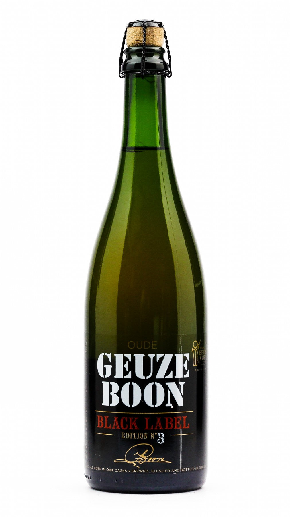 OUDE GEUZE BOON BLACK LABEL 750ML 2ND EDT. - CELLAR