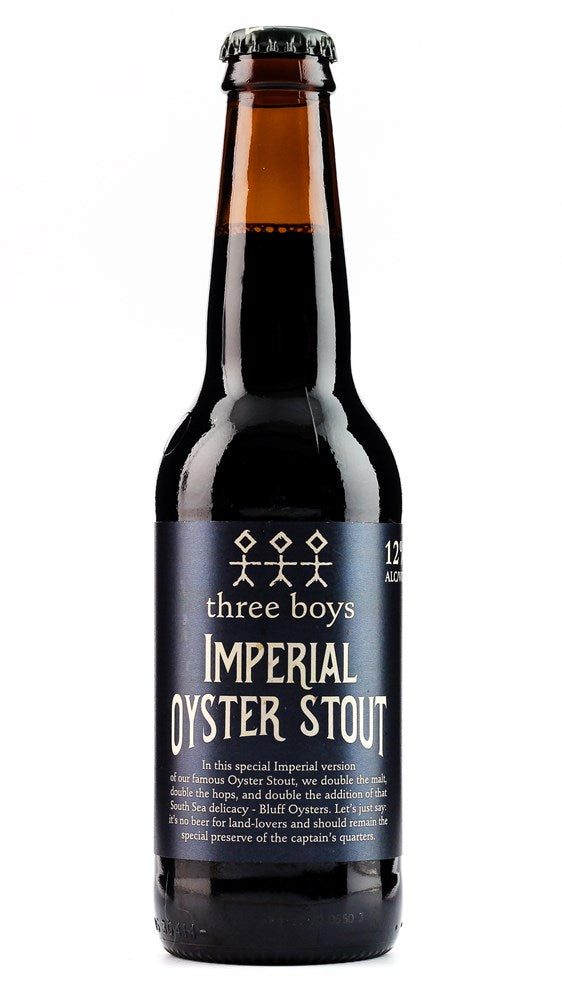 Three Boys Imperial Oyster Stout 330ml Bottle