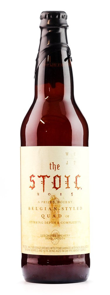 DESCHUTES THE STOIC RYE / PINOT BARREL AGED QUAD 650ML - CELLAR