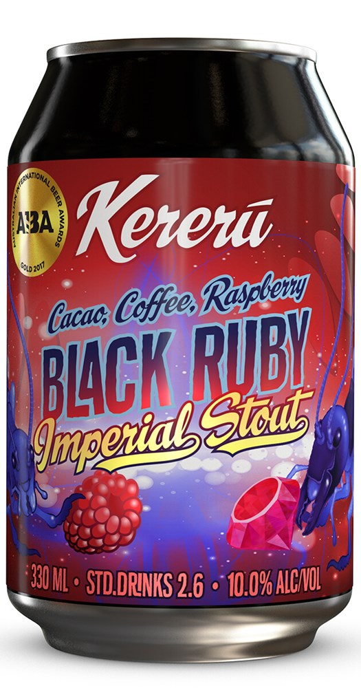 Kereru Black Ruby Imperial Stout 330ml can