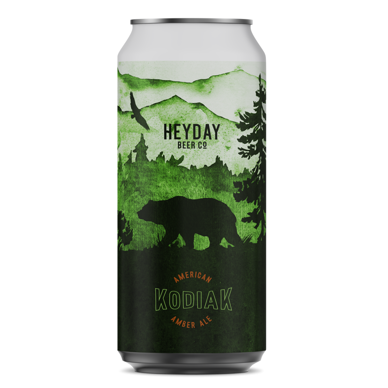 HEYDAY KODIAK AMERICAN AMBER ALE 440ML