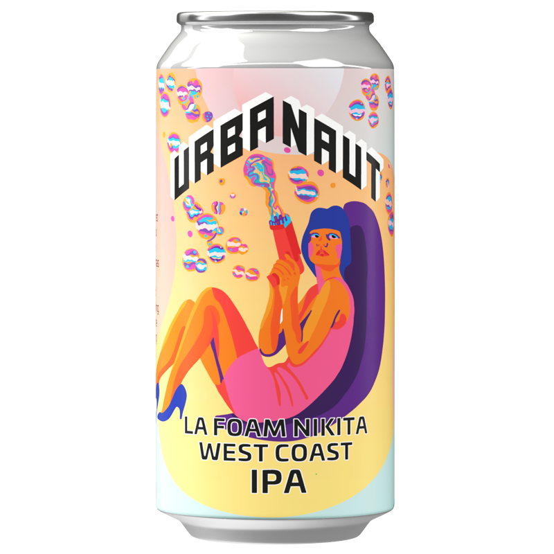 Urbanaut La Foam Nikita West Coast IPA 440ml