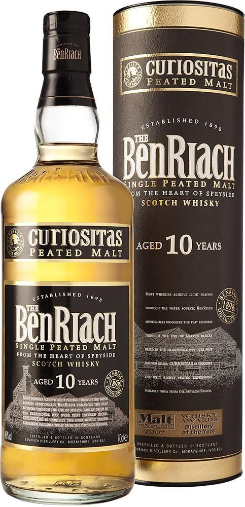 Benriach Curiositas 10YO Seated Style 46% 700ml