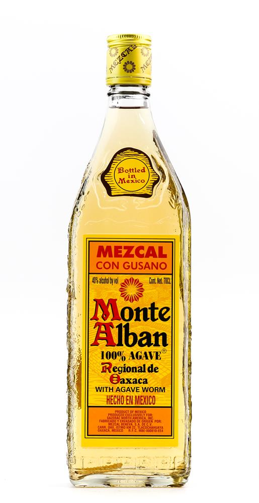 MONTE ALBAN MEZCAL WITH WORM 700ML