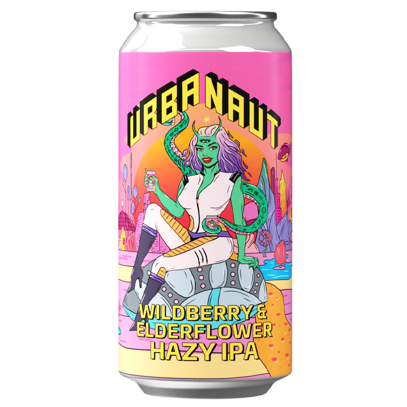 Urbanaut Wildflower & Elderflower Hazy IPA 440ml