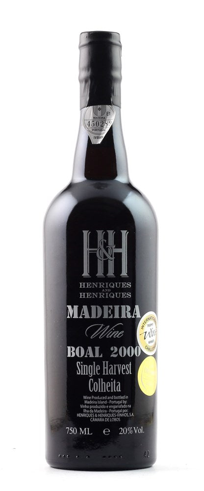 H & H MADEIRA BOAL 2000 SINGLE HARVEST 750ML