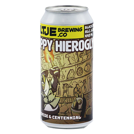 Uiltje Hoppy Hieroglyphs Black IPA 440ml