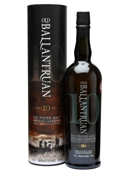 OLD BALLANTRUAN PEATED SPEYSIDE SINGLE MALT 50% 700ML