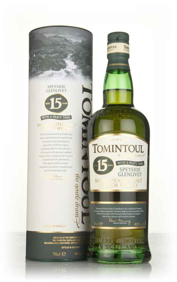 Tomintoul 15 YO Peaty Tang 40% 700ml