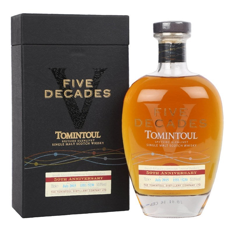 Tomintoul Five Decades Single Malt 50% 700ml