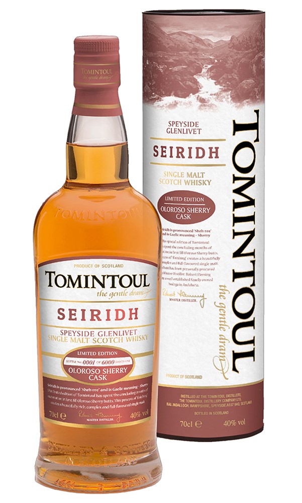 Tomintoul Seiridh Oloroso Sherry Cask Finish 40% 700ml